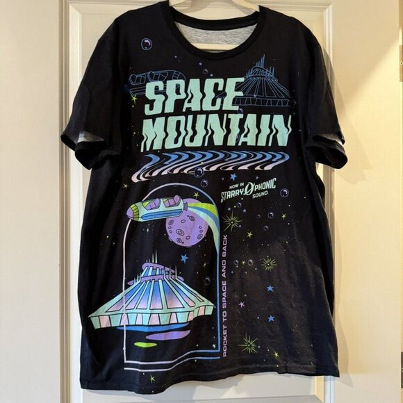 NEW Disney Parks Space Mountain Limited Edition '23 T Shirt Unisex Size XXL NWOT - Picture 1 of 3